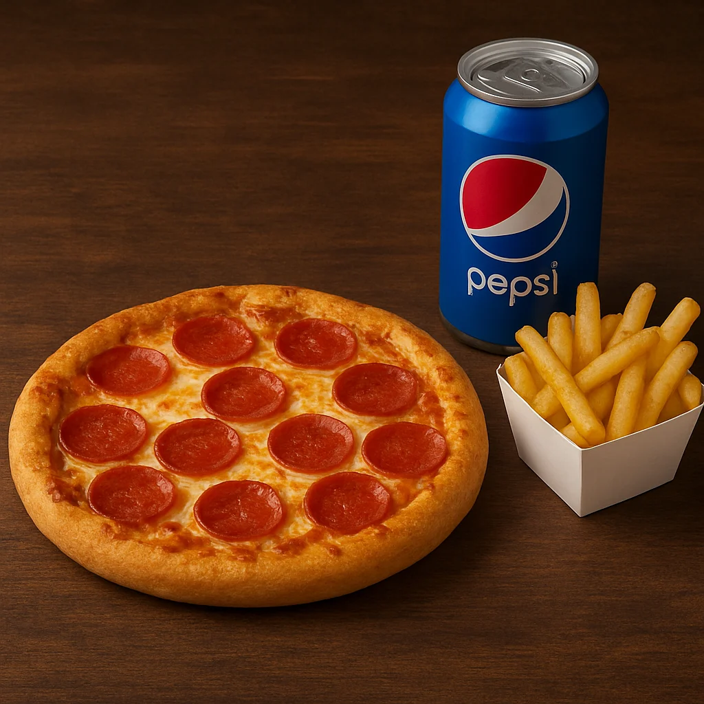 Any 7" Pizzas, Small Fries & 1 Can of Drink - Meal Deal