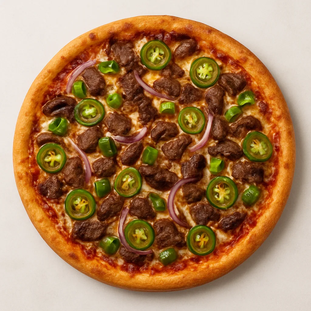 Bombay Hot Beef – Pizza