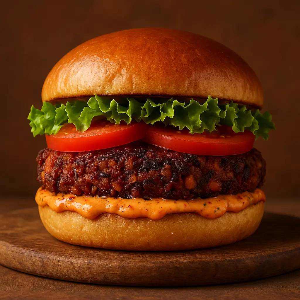 Spicy Bean (V) - Burger